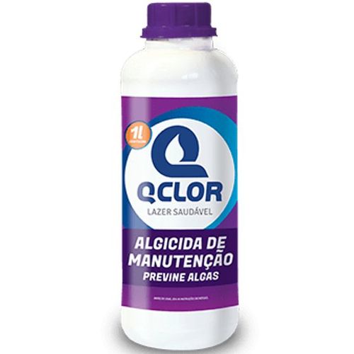 Algicida Manutenção Para Piscina 1L - QClor