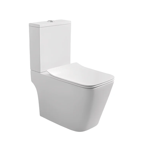 Kit Vaso Sanitário Exclusive Bacia + Caixa Acoplada + Acessórios P/ Instalação 3/6L JA0416 - Qualiz