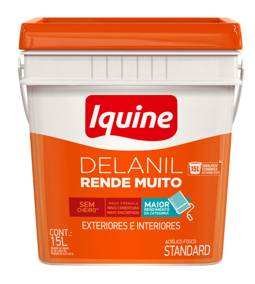 Tinta Acrílica Delanil Rende Muito Areia 15L Balde - Iquine
