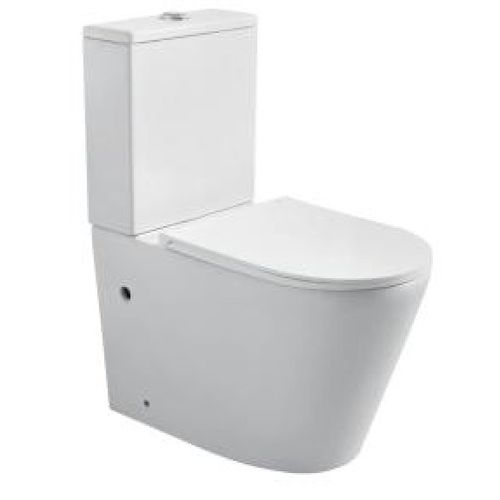 Kit Vaso Sanitário Prime Bacia + Caixa Acoplada + Acessórios P/ Instalação 3/6L JA041 - Qualiz