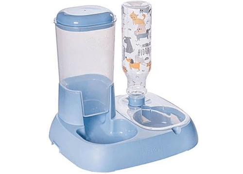 Comedouro e Bebedouro Para Pets M 1L - Plasutil