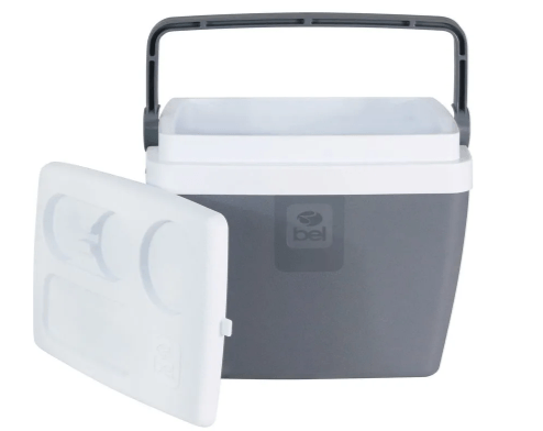Caixa Térmica 12L Cinza - Bel Fix.