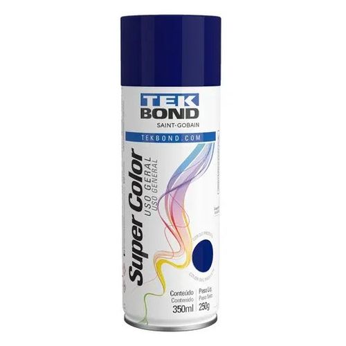 Tinta Spray Uso Geral 350ml/250g Azul Escuro - Tekbond