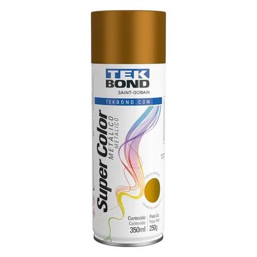 Tinta Spray Metálico 350ml/250g Cobre - Tekbond
