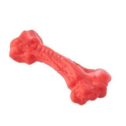 Mordedor de Borracha Osso M Para Pets 14,5x6,5x3cm - Moment