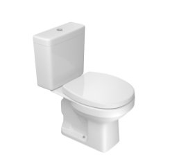 Kit Bacia Sanitária com Caixa Acoplada 3/6 Litros Fast Branca - Deca.