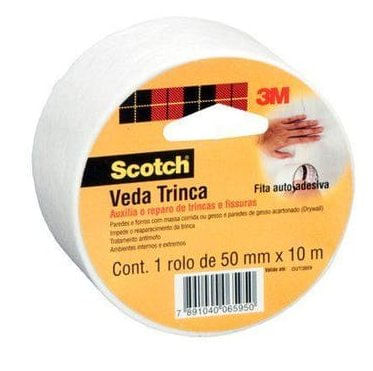 Fita Veda Trinca Scotch 50 mm x 10 m - 3M.