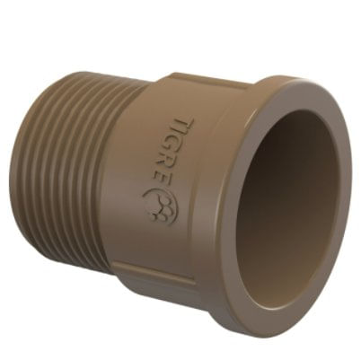 Adaptador Soldável Curto com Bolsa e Rosca para Registro 110mm x 4"" - Tigre.