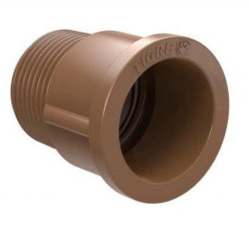 Adaptador Curto de PVC Soldável Marrom 32mm x 1" - Tigre.