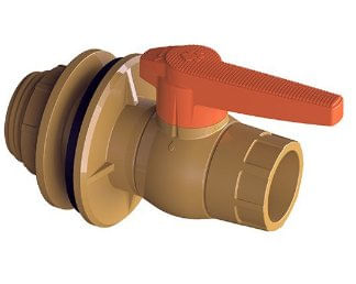Adaptador para Caixa d'água com Registro 1/2"" - Tigre.