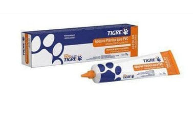 Adesivo Plástico para PVC Incolor Bisnaga 75g - Tigre.