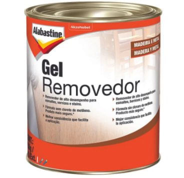 Removedor em Gel de Esmalte e Verniz 750g - Alabastine.