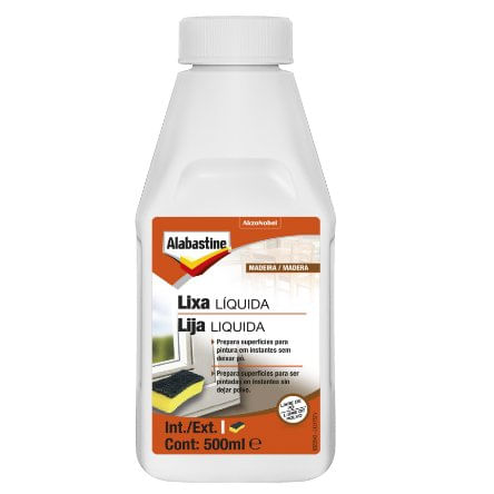 Lixa Líquida para Madeira e Metal 500 ml- Alabastine.