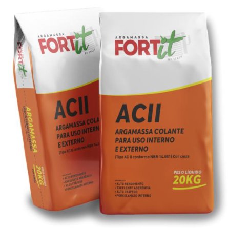 Argamassa ACII Interno e Externo 20kg - Fortit.