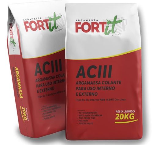 Argamassa ACIII Interno e Externo 20kg - Fortit