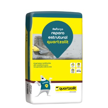 Argamassa Reparo Estrutural Saco 25kg - Quartzolit