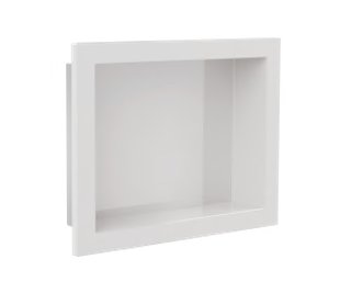 Nicho de Embutir para Banheiro 30x40cm Branco - Arquitech.