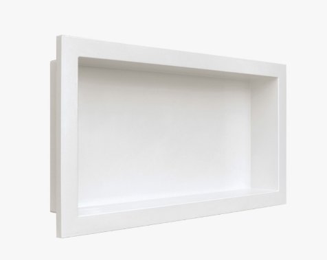 Nicho de Embutir para Banheiro 30x60cm Branco - Arquitech.