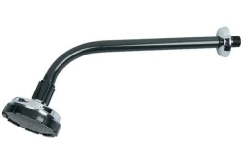 Chuveiro Plastico 4"" Com Braço 29 cm Cromado/Preto CCV2 - Astra.