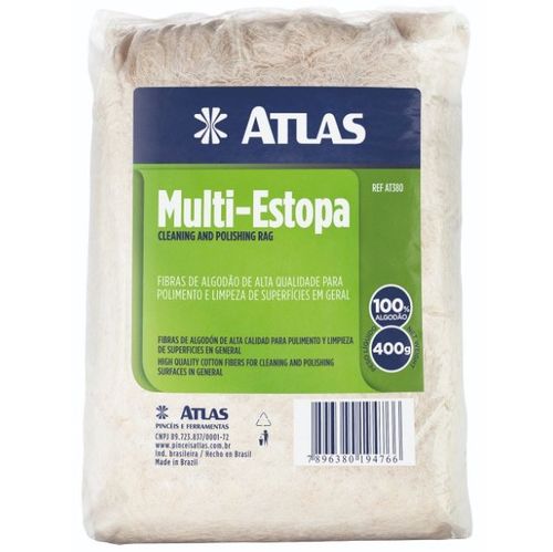 Multi Estopa para Polimento 400g - Atlas.