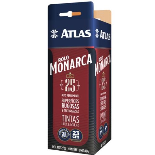 Rolo de Pintura Lã Sintética AT732/25 25cm - Atlas