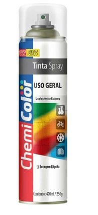 Tinta Spray Uso Geral Verniz 400ml - Chemicolor.