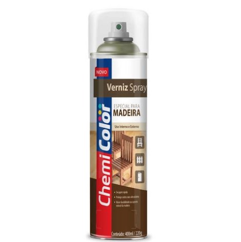 Tinta Verniz Chemicolor Madeira Imbuia 400ml -  Baston.