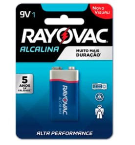 Bateria Alcalina 9V - Rayovac.