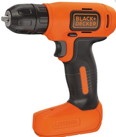 Furadeira / Parafusadeira 3/8" 8V LD008-BR Bivolt - Black Decker.