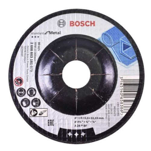 Disco de Desbaste 4.1/2" x 6 mm x 7/8" - Bosch.
