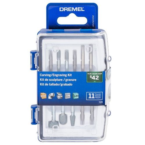 Kit para Esculpir/Gravar 11 acessórios Dremel - Bosch.