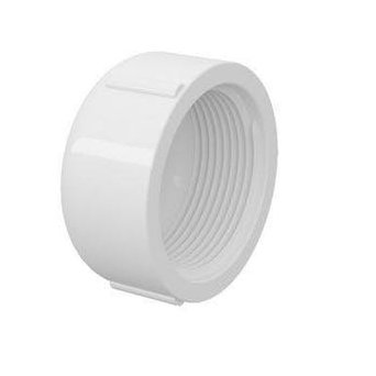 Cap PVC Roscável Branco 4"" - Tigre.