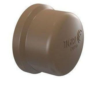 CAP PVC Marrom Soldável 50mm - Tigre.