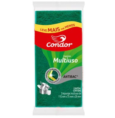 Esponja Multiuso Limpeza Fácil 1534 - Condor.