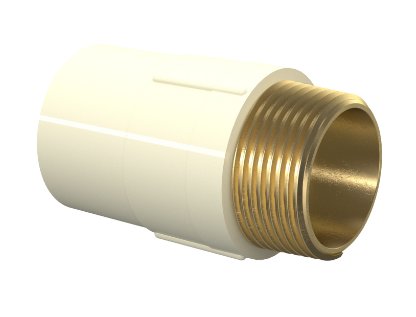 Conector CPVC Aquatherm 22mm x 1/2" - Tigre.