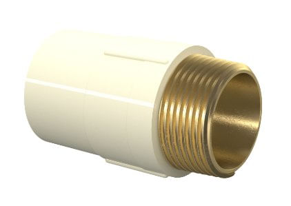 Conector CPVC Aquatherm 42mm x 1.1/2" - Tigre.