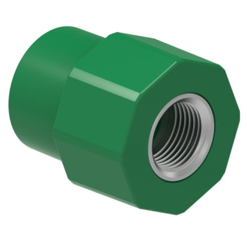 Conector PPR Fêmea 20mm x 1/2" - Tigre.