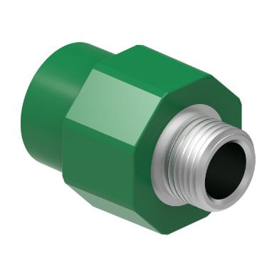 Conector PPR Macho 20mm x 1/2" - Tigre.