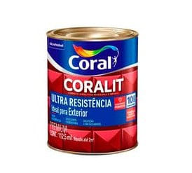 Tinta Esmalte Sintético Acetinado Premium Coralit Ultra Resistência 3,2L - Coral.