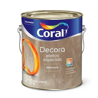 Tinta Acrílica Decora Efeitos Especiais  Mármore 3L -  Coral.