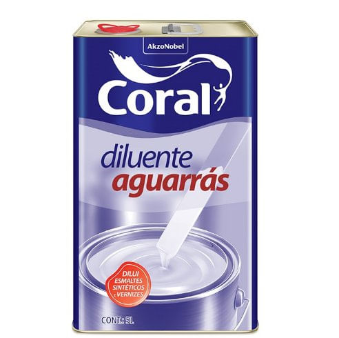 Diluente Aguarrás Incolor 5L - Coral.