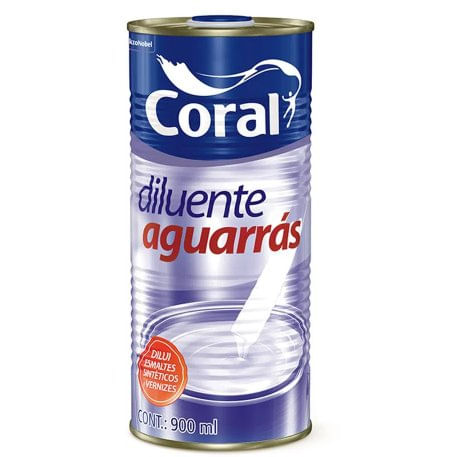 Diluente Aguarrás Incolor 900ml - Coral.