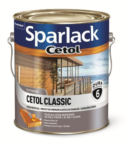 Verniz Cetol Acetinado Rústico Canela Brilhante 3,6L - Sparlack.