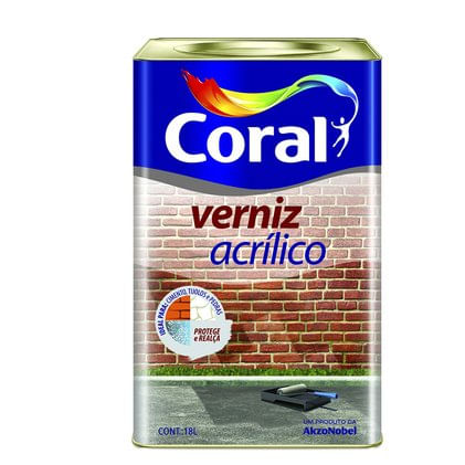 Verniz Acrílico Incolor 18 Litros - Coral.