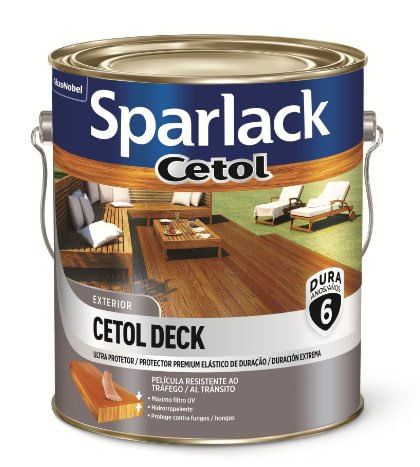 Verniz Cetol Deck Semibrilho Natural 3,6 Litros - Coral