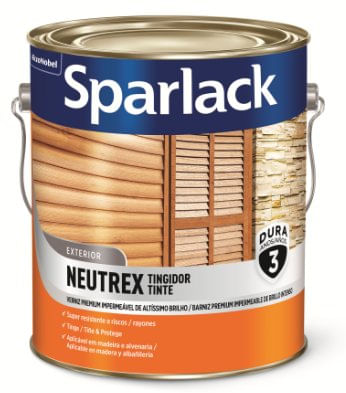 Verniz Neutrex Brilhante Mogno 3,6L - Sparlack.