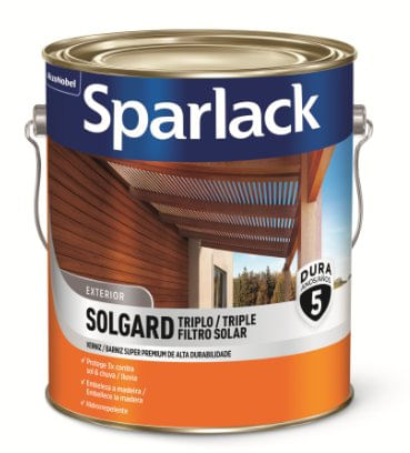 Verniz Solgard Triplo Filtro Solar Acetinado Natural 3,6L  - Sparlack.