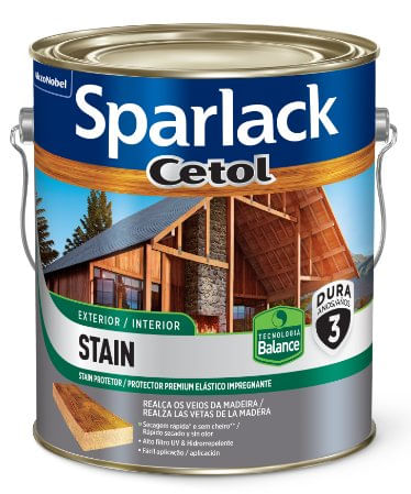 Verniz Cetol Stain Balance Acetinado Imbuia 3,6L - Sparlack.