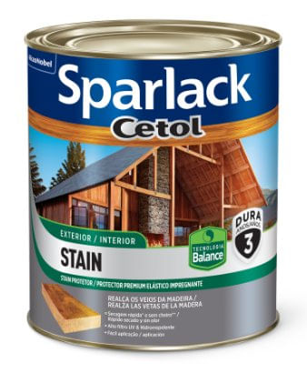 Verniz Cetol Stain Balance Acetinado Natural 900ml - Sparlack.