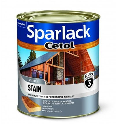 Verniz Cetol Stain Balance Acetinado Natural 900ml - Sparlack.